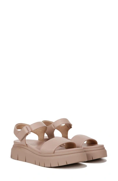Soul Naturalizer Poppi Platform Sandal In Blush Faux Leather
