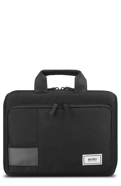 Shop Solo New York Education Secure Fit 13.3-inch Laptop Briefcase In Black