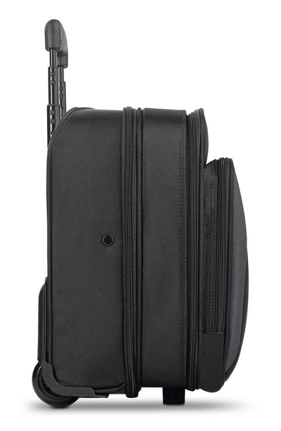 Shop Solo New York City West Side Rolling Overnighter Bag In Black