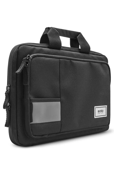 Shop Solo New York Education Secure Fit 13.3-inch Laptop Briefcase In Black