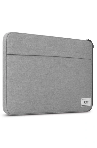 Shop Solo New York Focus 15.6-inch Laptop Sleeve In Grey