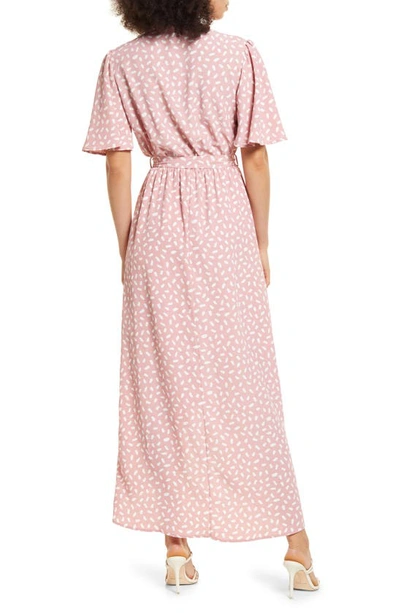 Shop Fraiche By J Ladybug Faux Wrap Maxi Dress