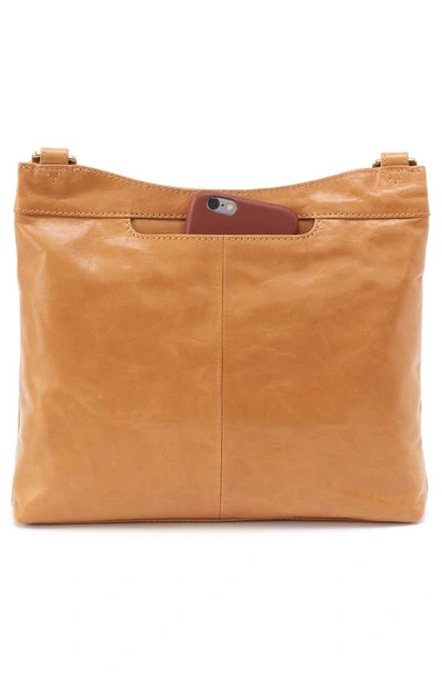 Shop Hobo Cambel Leather Crossbody Bag In Natural