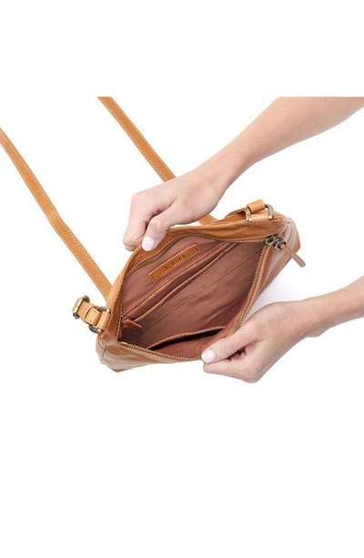 Shop Hobo Cambel Leather Crossbody Bag In Natural