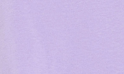 Shop English Factory Mixed Media Scallop Peplum Cotton Top In Purple