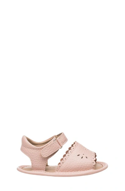 Elephantito Flower Crib Shoe Sandal In Pink