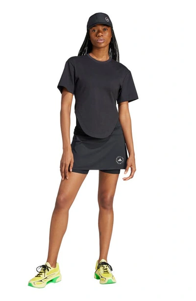 Shop Adidas By Stella Mccartney Stretch Skort In Black