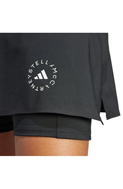 Shop Adidas By Stella Mccartney Stretch Skort In Black
