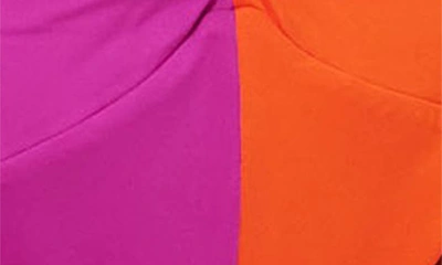 L*space Jada Bitsy Twist Front Bikini Bottoms In Berry/ Pimento