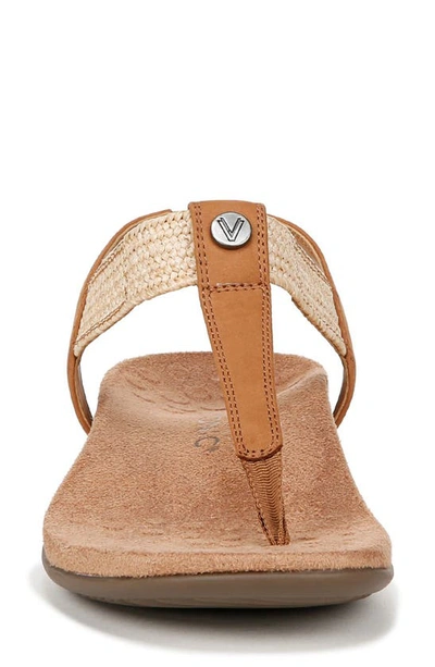 Shop Vionic Brea T-strap Sandal In Camel