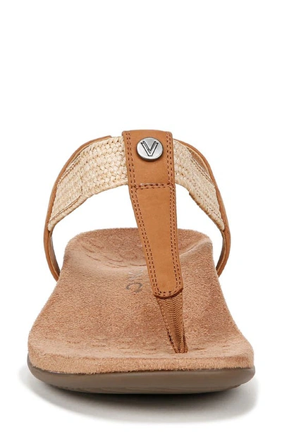 Vionic Brea T-strap Sandal In Camel