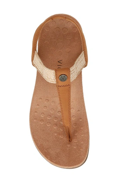 Vionic Brea T-strap Sandal In Camel