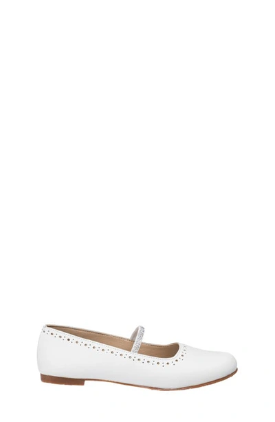 Elephantito Kids' Sasha Ballet Flat In White