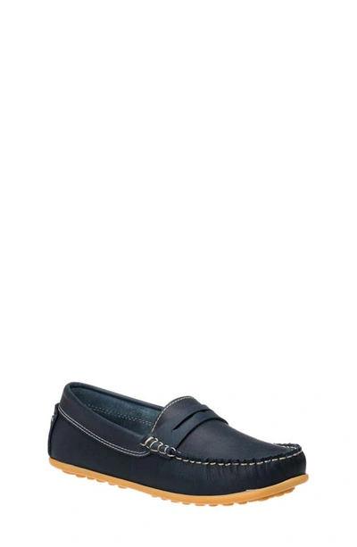 Shop Elephantito Kids' Driving Loafer In Blue