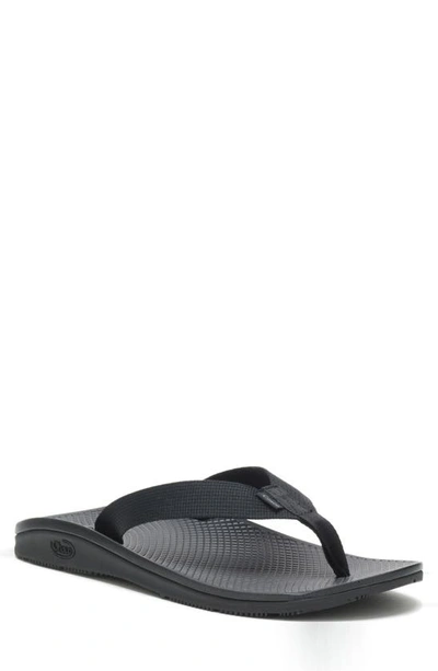 Shop Chaco Classic Flip Flop In Black