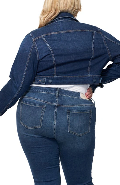 Slink Jeans Crop Denim Jacket In Wilma