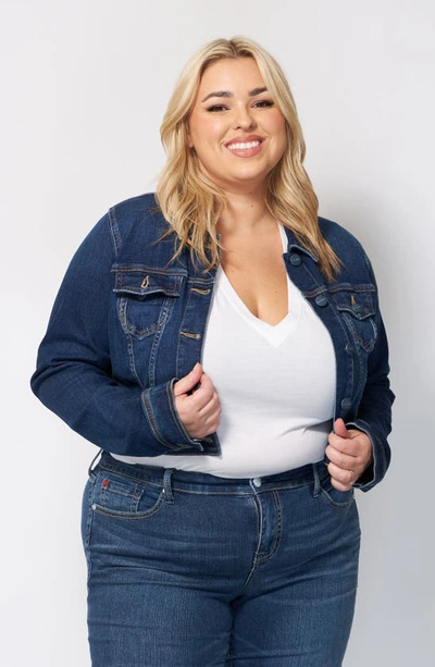 Slink Jeans Crop Denim Jacket In Wilma