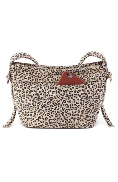 Shop Hobo Bonita Leather Crossbody Bag In Mini Leopard