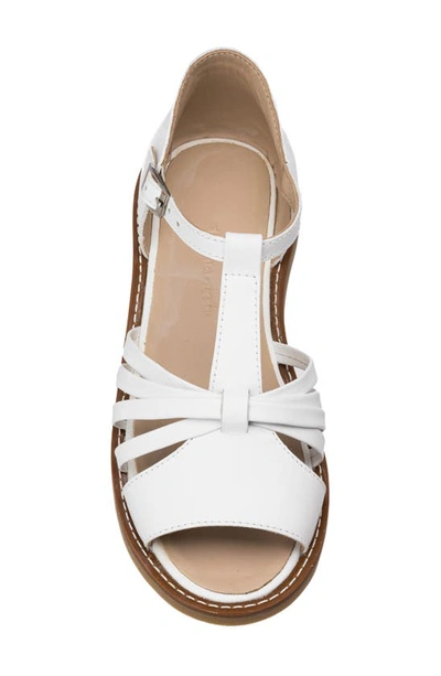Shop Elephantito Nadine Metallic Sandal In White