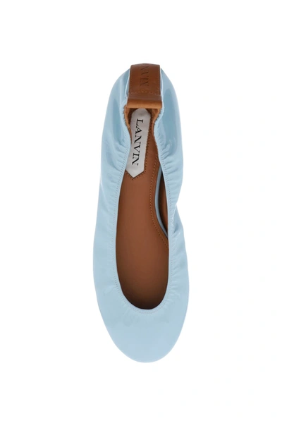 Shop Lanvin The Ballerina Flat In Patent Leather