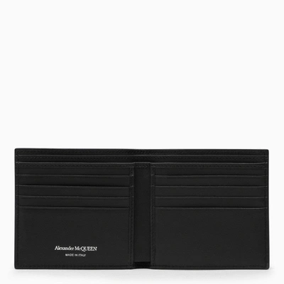 Shop Alexander Mcqueen Black Studded Leather Wallet Men