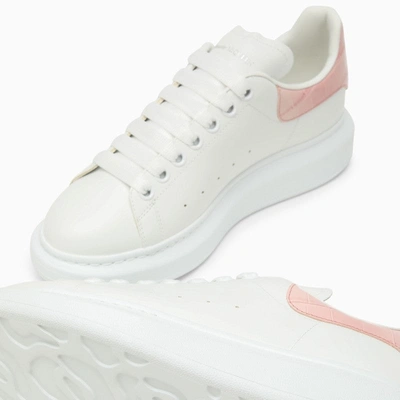Shop Alexander Mcqueen White And Clay Oversized Sneakers Women