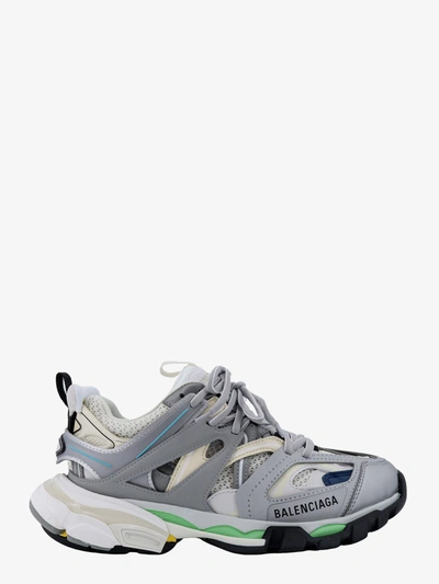 Shop Balenciaga Woman Track Woman Grey Sneakers In Gray