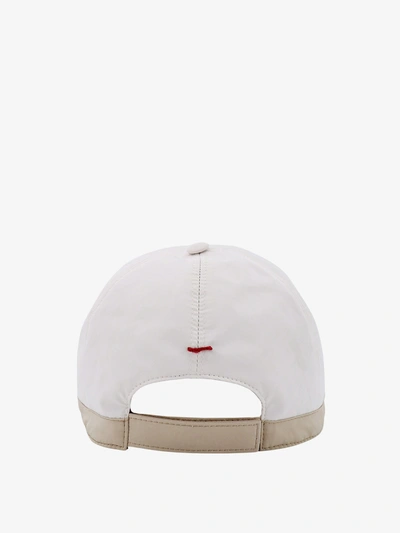 Shop Brunello Cucinelli Man Hat Man White Hats