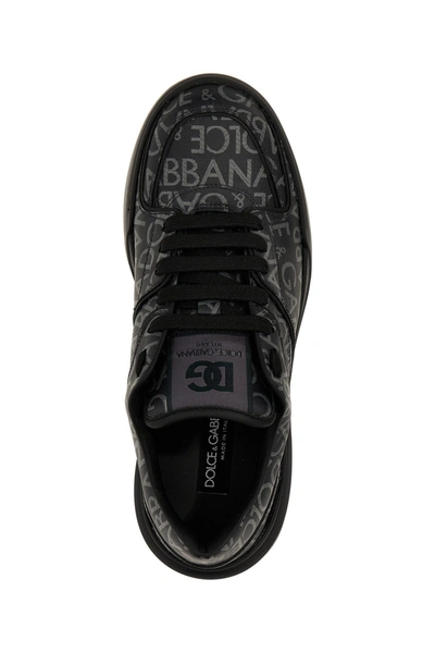 Shop Dolce & Gabbana Men 'new Roma' Sneakers In Black