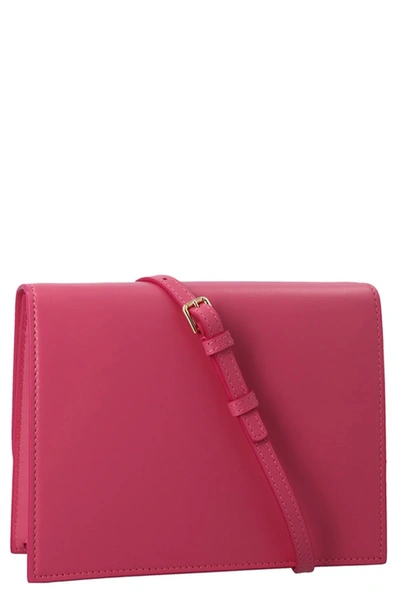 Shop Dolce & Gabbana Women Logo Crossbody Bag In Pink