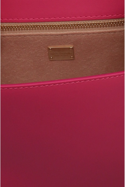 Shop Dolce & Gabbana Women Logo Crossbody Bag In Pink