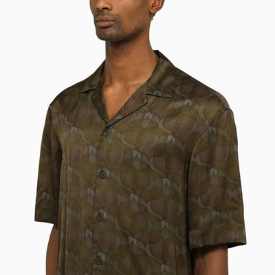 Shop Dries Van Noten Khaki Short Sleeve Cassi Shirt Men In Brown