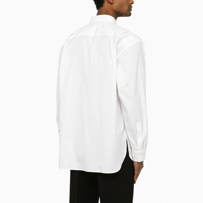 Shop Dries Van Noten White Long Sleeve Croom Shirt Men