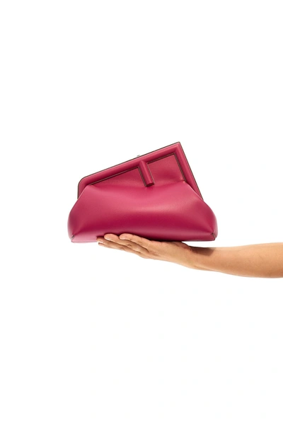 Shop Fendi Women ' First Midi' Clutch In Pink