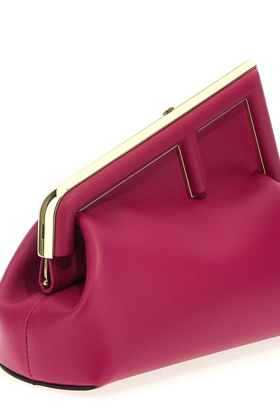 Shop Fendi Women ' First Midi' Clutch In Pink
