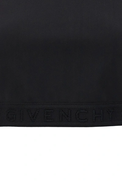 Shop Givenchy Women Cropped T-shirt In Black