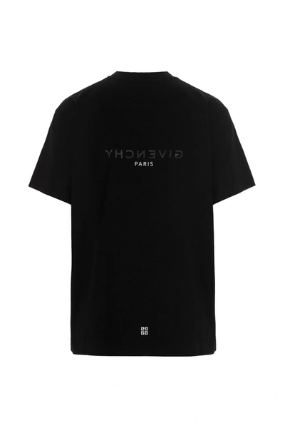 Shop Givenchy Women Logo Print T-shirt In Black