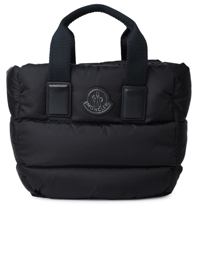 Shop Moncler Woman 'caradoc' Mini Bag In Black Nylon