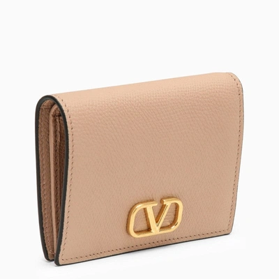 Shop Valentino Garavani Pink Leather Wallet Women