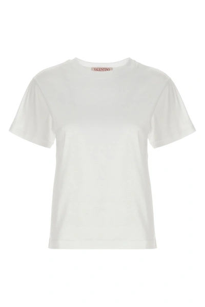 Shop Valentino Garavani Women 'solid' T-shirt In White