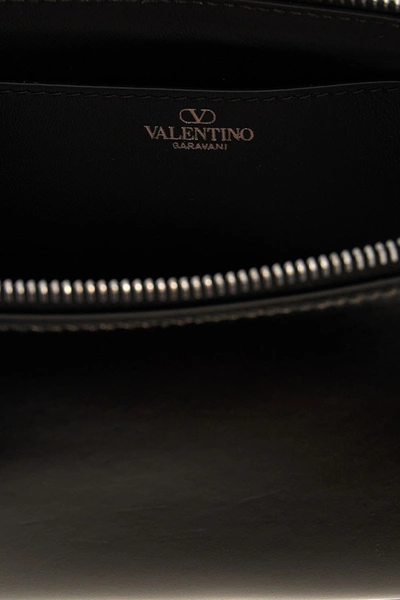 Shop Valentino Garavani Women  Garavani 'rockstud' Clutch Bag In Black