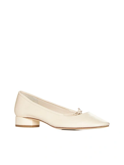 Shop Aeyde Flat Shoes In Creamy