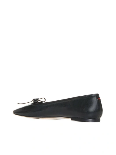Shop Aeyde Flat Shoes In Black
