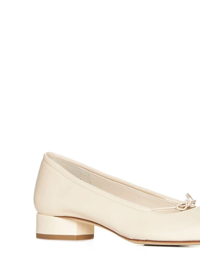 Shop Aeyde Flat Shoes In Creamy