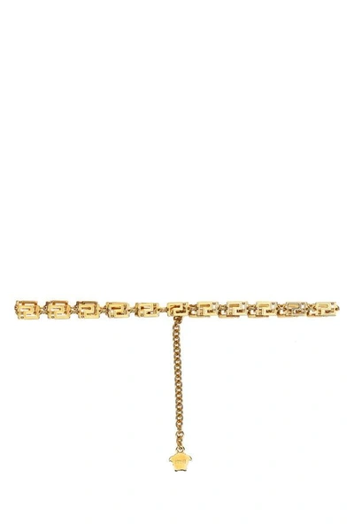 Shop Versace Woman Gold Metal Belt