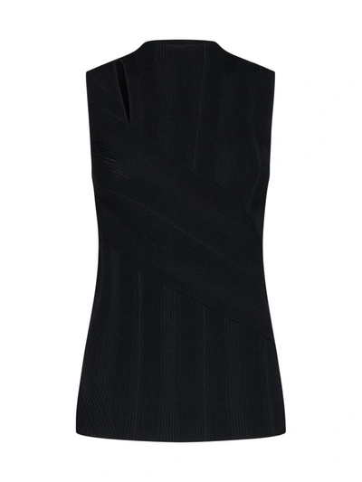 Shop Diane Von Furstenberg Top In Black