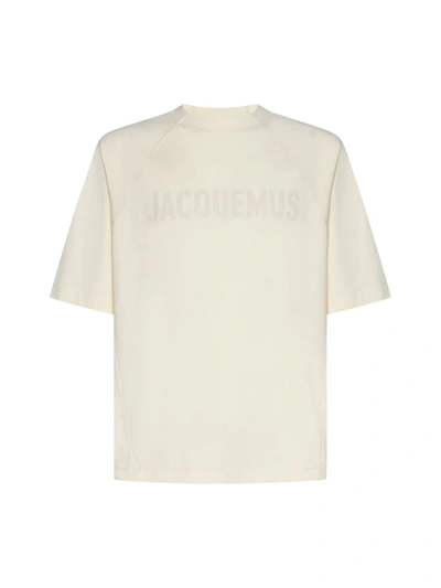 Shop Jacquemus T-shirts And Polos In Beige