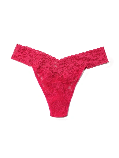 Hanky Panky Signature Lace Original Rise Thong In Red