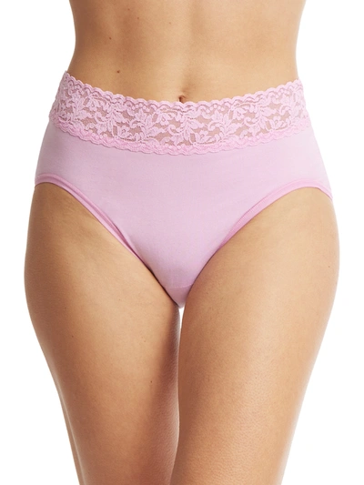 Shop Hanky Panky Supima® Cotton French Brief In Pink