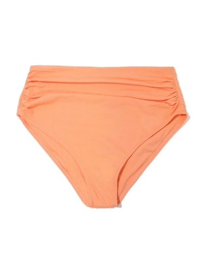 Shop Hanky Panky High Rise Cheeky Swimsuit Bottom In Orange